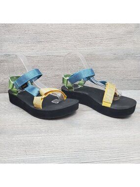 Teva women's Midform Universal Sandal Metallic Blue Multi